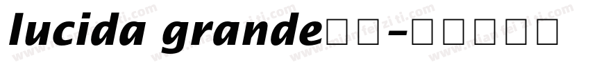lucida grande字体字体转换